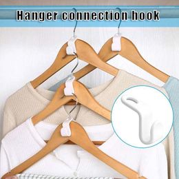 Hangers & Racks Space-Saving Clothes Hanger Connector Hooks 10 PCS Outfit Heavy Duty For Closet Free Home Storage Organization