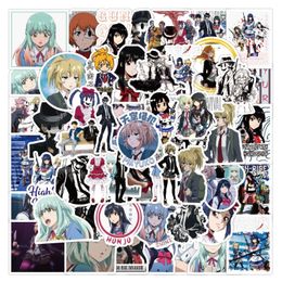 50Pcs Anime High Rise Invasion sticker Graffiti Kids Toy Skateboard car Motorcycle Bicycle Sticker Decals Wholesale