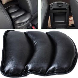 Car Seat Covers Pad Mat Cover Soft Leather Auto Centre Armrest Console Box High Quality Protective MatCar