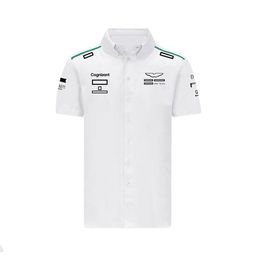 Men's T-shirts 2024 New F1 Shirts Formula 1 Drivers Racing Polo Shirt Fashion Brand Mens Shirt Extreme Sports Lover Spectator Lapel T-shirt Jersey D2x0
