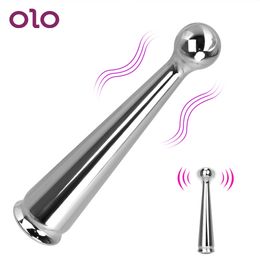 OLO Metal Vibrator G-spot Clitoris Stimulator USB Charge 9 Speed sexy Toys for Women Maturbator Shop Adult Erotic Products