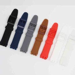 MR NENG Replacement band Black Red Navy band strap for S strap 17mm and 19mm 20mm High quality For Special Offer G220420