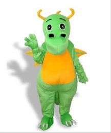 Green Dinosaur doll Mascot Mascot Costume cartoon Fancy Dress Mascot costume Fancy Dress Adult size Halloween costumes