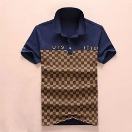Tasarımcı Erkekler Polo Gömlek Moda Sıradan Stil Listesi Kısa Kollu Yaz Tişörtleri