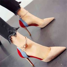 Sexy Hot Red Patent Leather Slim Metal Heels Pumps Heels Drag Queen Trans Queer Work Date Party Women Shoes zapatillas mujer G220425