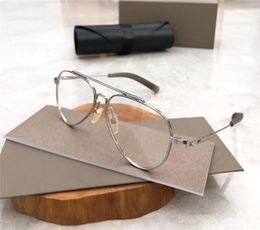 Solglasögon Optisk designer solglasögon för män dlx101 metall gångjärn kvinnor solglasögon titan plank ram uv400 lins unisex glasögon glasögon