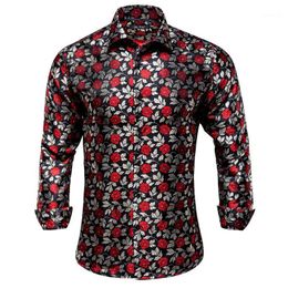 Mens Floral Dress Shirt Slim Fit Casual Paisley Printed Long Sleeve Shirt STORTO Mens Floral Dress Shirt Slim Fit Casual Paisley Printed Long Sleeve Shirt STORTO