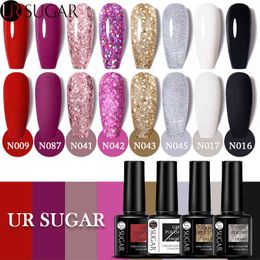 NXY Nail Gel 7 5ml Polish Red Purple Glitter Semi Permanent Lamp Varnishes Soak Off Art Design All for Manicure 0328