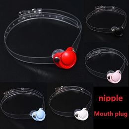 cute pacifier Open Mouth Gag Plug Adult Bondage Restraints Toys Ball Bdsm sexy for Woman Juegos sexyuales