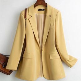A691 Womens Suits & Blazers Tide Brand High-Quality Retro Fashion designer Pure Colour Series Suit Jacket A grain of buckle Slim Plus Size Women's Clothing