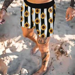 Mens Brand Shorts Fashion Swimshorts Clothing Mens Swimwear Trunk printed loose high quality beachwear pants men plus size 3xl pantalones Boxershorts