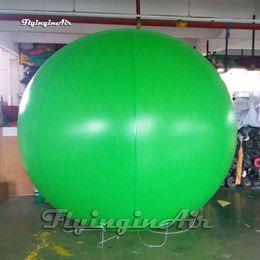 Personalised Green Inflatable Helium Balloon Advertising PVC Air Floating Ballon For Outdoor Event