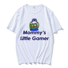 Mommy S Little Gamer Shirt Mens T Shirt Novelty Tee Shirt Short Sleeve O Neck Oversized TShirts 100% Cotton Clothing 220610