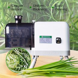 Automatic Vegetable Shredding Machine Stainless Steel Blade Commercial Green Onion Shredder For Sale