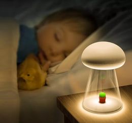 Night Lights Creative Colorful LED Light USB Rechargeable Table Lamp RGB Living Room Bedroom Decoration Children Kids Baby GiftNight