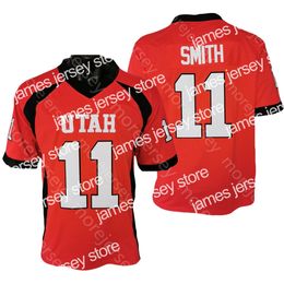 New NCAA College Utah Utes Football Jersey Alex Smith Red Size S-3XL All Stitched Embroidery