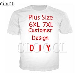 We Accept Dear Customer Design Anime P o Singer Pattern DIY T shirt Men Women 3D Print Streetwear T Shirt Plus Size 6XL 7XL 220706