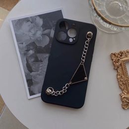 Transparent Fashion Phone Case Luxury Designer Stripe Phones Cases Classic Chain Letter Unisex iPhone 13 11 12 pro 7 8 X XS High Quality
