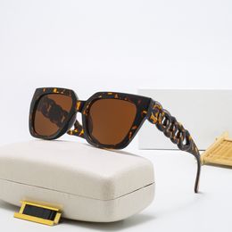 Brand Sunscreen Sunglasses Elegant Glasses Fashion Item For Man Woman 6 Colour Optional with box