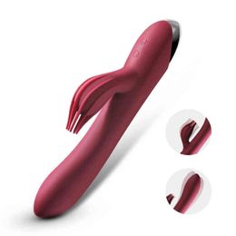 NXY Vibrators 10 Speed g Pot Usb Rechargeable Powerful Dildo Rabbit for Women Clitoris Stimulation Massage Adult Sex Toys 0411