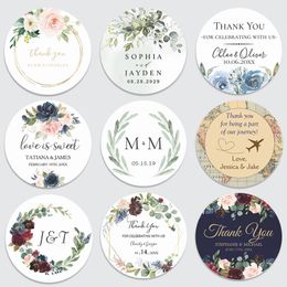 Other Event & Party Supplies Personalised Round Circle Label Stickers Waterproof1.5-3inch Custom Name Date Thank You For Bridal Shower Favour