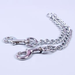 Creative Slip Lead Leash Dogs Collars Chain Shock Plated Necklace Large Dog Collar Small Hondenhalsband Traction Rope OO50XQ 201101