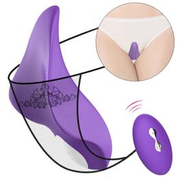 Portable Panty Vibrator Invisible Vibrating Egg Wearable Remote Control Clitoris Anal Stimulator sexy Toys for Women