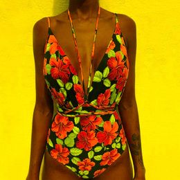 Women's Swimwear Sexy One Piece Swimsuit Female Snake Print Bodysuit Brazilian Monokini Plus Size Women 2022 Swimming For Bathing SuitWomen'