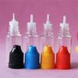 PROMOTION Plastic eliquid Bottle 20ml PET Child Proof Bottles Long and Thin Tips