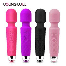 NXY Vibrators High Frequency Masturbator Big Size Vibrador Sexe g Spot Sex Toys Av Wand Vagina for Women Massager 0411