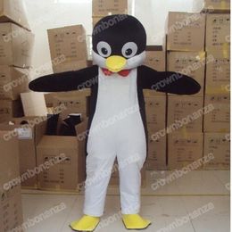 halloween Penguin Mascot Costumes High quality Cartoon Mascot Apparel Performance Carnival Adult Size Event Promotional Advertising Clothings