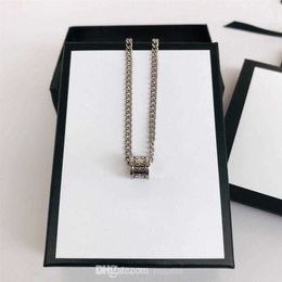 Classic Fashion Necklace Street Brand Unisex Bracelet Designer Rings Circle Luxury Pendant Necklaces for Man Woman Jewelry265q