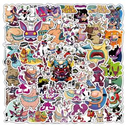 50Pcs Anime Aaahh Real Monsters Sticker Cartoon Graffiti Stickers for DIY Luggage Laptop Skateboard Motorcycle Bicycle Stickers