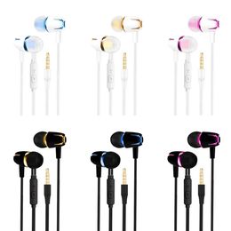 Metal HiFi Sound Wired Earphones With Mic For 13 Huawei Xiaomi Samsung Noise Cancelling Stereo Bass Earbuds