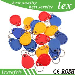 100pcs rfid 125khz ABS writable tag EM4305 key Cards Proximity Access control ID tag keyfobs Smart Card token works with ISO11785