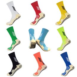 Unisex Adults Anti Slip Soccer Socks Nylon Non Slip Football Basketball Hockey Socks Wear Resistant Sports Grip Socks203B