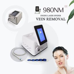 Portable vascular removal 980nm diode laser machine spider vein removal equipment with free delivery by DHL UPS express company