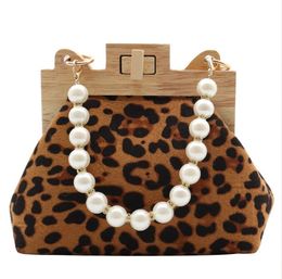 Luxury Women's Handbags Fashion Leopard Clutch Shoulder Bags Women Elegant Small Tote Designer Leather Crossbody Bag