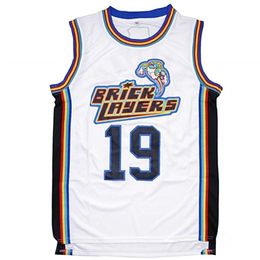 Nikivip Ship From US Aaliyah #19 Bricklayers Basketball Jersey 1996 MTV Rock N Jock Movie Men All Stitched S-3XL High Quality