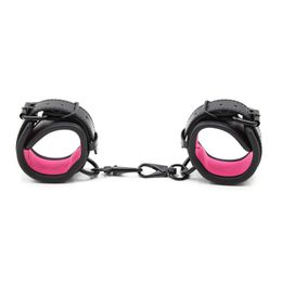 Leather Handcuffs for sexy Bdsm Bondage Restraints Hand Cuffs Adult Games Toys Woman Couples Chastity Pet Play