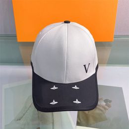 Designer Peaked Cap Classic Letter V Baseball Cap For Men Women Youth Luxury Embroidered Bucket Hat Simple Hat