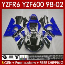 Karosserierahmen für Yamaha YZF-600 YZF R6 R 6 600CC YZFR6 1998 1999 00 01 02 Karosserie 145Nr