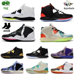 k8 shoes Canada - High Quality Jumpman Kyries 8 Basketball Shoes For Mens 2022 Newest 8s Sports Aluminum Keep Sue Fresh Fire And Ice Black Red k8 Men kyrie8 OG Sneakers Sports US 12