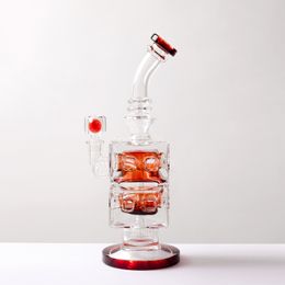 hookahs Glass vacuum cleaner accessories dab rigs red water pipe oil well foam unique design allows you to Customise the complete 12.5-inch