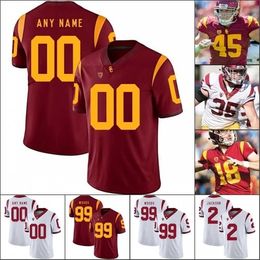 Sj98 USC Trojans Football stitched Jersey Custom any name number 78 Jay Tufele 21 Tyler Vaughns 2 Devon Williams John Houston Jr.