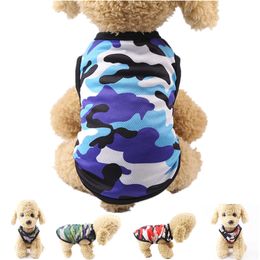 Dog Apparel Pet clothes dogs vests cooling camouflage cotton mesh breathable spring Summer Puppy Clothing Chihuahua French Bulldog Costume dog camo vest hunting