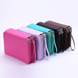 184 Holes Penal for Girls Boys School Pencil Case Big Waterproof Pen Box Large Storage Pencilcase 4 Layers Cartridge Stationery 220412