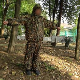 Men's Tracksuits Leaf Camouflage Clothes Ghillie Suit Hunting Woods Clothing Men ClothesMen's