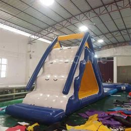 Commercial Play Challenge Game Inflatables Water Pool Bounce Slide Inflatable Water Park Sport Games Floating Slides For Sale By Ship