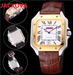 Top Brand Automatic 2813 Mechanical Watch 40mm Men Stainless steel Sapphire President Square Roman Dial Designer Trend Favourite Gift Self-wind Wristwatches